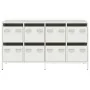 Aparador de acero laminado en frío blanco 135x39x73,5 cm by , Sideboards - Ref: Foro24-3307172, Price: 220,68 €, Discount: %