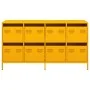 Aparador acero laminado en frío amarillo mostaza 135x39x73,5 cm de , Aparadores - Ref: Foro24-3307170, Precio: 221,56 €, Desc...