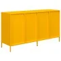 Aparador acero laminado en frío amarillo mostaza 135x39x73,5 cm de , Aparadores - Ref: Foro24-3307170, Precio: 221,56 €, Desc...