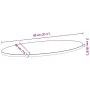 Tablero de mesa ovalado madera maciza de roble 80x40x2 cm von , Tischplatten - Ref: Foro24-4009045, Preis: 43,38 €, Rabatt: %