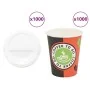Vasos de café de papel con tapa 1000 uds 8oz 240ml by , Disposable cups - Ref: Foro24-3325212, Price: 95,30 €, Discount: %