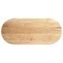 Tablero de mesa ovalado madera maciza de roble 140x60x2 cm by , Table tops - Ref: Foro24-4009064, Price: 107,36 €, Discount: %