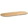 Tablero de mesa ovalado madera maciza de roble 140x60x2 cm by , Table tops - Ref: Foro24-4009064, Price: 107,36 €, Discount: %