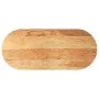 Tablero de mesa ovalado madera maciza de roble 140x60x2 cm by , Table tops - Ref: Foro24-4009072, Price: 103,39 €, Discount: %