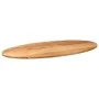Tablero de mesa ovalado madera maciza de roble 120x60x2 cm by , Table tops - Ref: Foro24-4009047, Price: 90,83 €, Discount: %