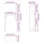 Soportes derivación puerta granero 5 piezas para rieles planos de , Artículos para puertas - Ref: Foro24-4009760, Precio: 29,...