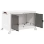 Caja de almacenaje apilable con ruedas 75 L 64x40x41 cm by , Cargo forklifts - Ref: Foro24-4012366, Price: 40,89 €, Discount: %
