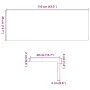 Alféizares de ventana 2 uds madera maciza roble marrón claro by , Marcos de ventanas - Ref: Foro24-4009161, Price: 135,99 €, ...