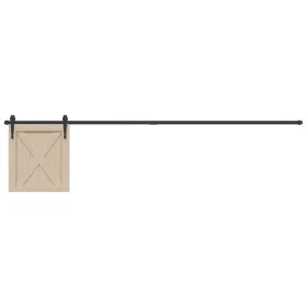 Kit de puerta corredera de armario acero carbono 213 cm von , DIY-Zubehör - Ref: Foro24-4009686, Preis: 21,37 €, Rabatt: %