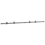 Kit de puerta corredera de armario acero carbono 213 cm de , Accesorios de bricolaje - Ref: Foro24-4009678, Precio: 33,98 €, ...