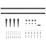 Kit de puerta corredera de armario acero carbono 183 cm de , Accesorios de bricolaje - Ref: Foro24-4009684, Precio: 32,40 €, ...