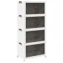Caja de almacenaje apilable con ruedas 4niveles 75L by , Cargo forklifts - Ref: Foro24-4012372, Price: 114,68 €, Discount: %