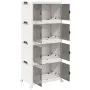 Caja de almacenaje apilable con ruedas 4niveles 75L by , Cargo forklifts - Ref: Foro24-4012372, Price: 114,68 €, Discount: %