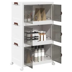 Caja de almacenaje apilable con ruedas 3 niveles 75 L by , Cargo forklifts - Ref: Foro24-4012370, Price: 88,04 €, Discount: %