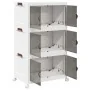 Caja de almacenaje apilable con ruedas 3 niveles 75 L by , Cargo forklifts - Ref: Foro24-4012370, Price: 88,04 €, Discount: %