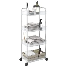 Carro de almacenamiento 4 niveles transparente 37x28x95 cm by , Cargo forklifts - Ref: Foro24-4012379, Price: 35,34 €, Discou...