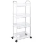 Carro de almacenamiento 4 niveles transparente 37x28x95 cm von , Lastenstapler - Ref: Foro24-4012379, Preis: 35,34 €, Rabatt: %