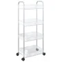 Carro de almacenamiento 4 niveles transparente 37x28x95 cm von , Lastenstapler - Ref: Foro24-4012379, Preis: 35,34 €, Rabatt: %