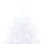Medio árbol de Navidad con luces y bolas blanco 150 cm by , Christmas trees - Ref: Foro24-3077483, Price: 57,73 €, Discount: %