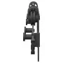 Kit de herrajes para puertas correderas acero negro 183 cm by , Door items - Ref: Foro24-4009720, Price: 40,27 €, Discount: %