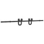 Kit de herrajes para puertas correderas acero negro 183 cm by , Door items - Ref: Foro24-4009720, Price: 40,27 €, Discount: %
