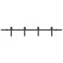 Kit de herrajes para puertas correderas acero negro 183 cm de , Artículos para puertas - Ref: Foro24-4009736, Precio: 81,32 €...