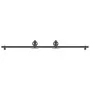 Kit de herrajes para puertas correderas acero negro 200 cm von , Türartikel - Ref: Foro24-4009729, Preis: 66,22 €, Rabatt: %