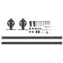 Kit de herrajes para puertas correderas acero negro 200 cm von , Türartikel - Ref: Foro24-4009729, Preis: 66,22 €, Rabatt: %