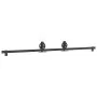 Kit de herrajes para puertas correderas acero negro 200 cm von , Türartikel - Ref: Foro24-4009729, Preis: 66,22 €, Rabatt: %