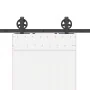 Kit de herrajes para puertas correderas acero negro 200 cm von , Türartikel - Ref: Foro24-4009729, Preis: 66,22 €, Rabatt: %