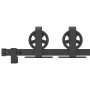 Kit de herrajes para puertas correderas acero negro 200 cm von , Türartikel - Ref: Foro24-4009729, Preis: 66,22 €, Rabatt: %