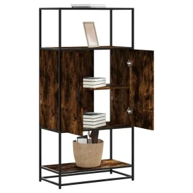 Aparador alto madera de ingeniería y metal 68x35x139 cm by , Sideboards - Ref: Foro24-849041, Price: 96,90 €, Discount: %