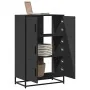 Aparador alto madera de ingeniería y metal 68x35x106,5 cm von , Sideboards - Ref: Foro24-849069, Preis: 104,67 €, Rabatt: %