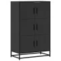 Aparador alto madera de ingeniería y metal 68x35x106,5 cm von , Sideboards - Ref: Foro24-849069, Preis: 104,67 €, Rabatt: %