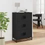 Aparador alto madera de ingeniería y metal 68x35x106,5 cm von , Sideboards - Ref: Foro24-849069, Preis: 104,67 €, Rabatt: %