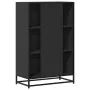 Aparador alto madera de ingeniería y metal 68x35x106,5 cm von , Sideboards - Ref: Foro24-849069, Preis: 104,67 €, Rabatt: %