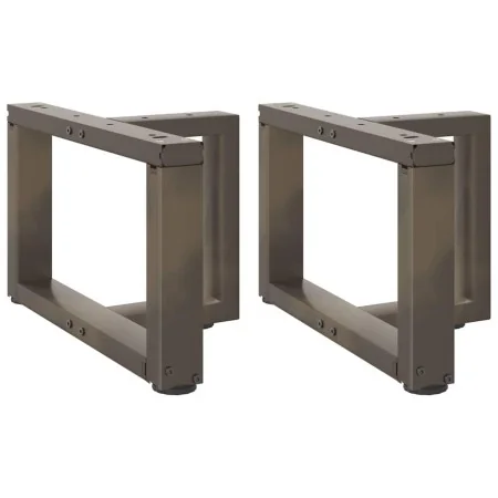 Patas de mesa centro forma T 2uds acero natural 50x25x(30-31)cm von , Tischbeine - Ref: Foro24-4013011, Preis: 77,49 €, Rabat...
