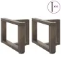 Patas de mesa centro forma T 2uds acero natural 50x25x(30-31)cm von , Tischbeine - Ref: Foro24-4013011, Preis: 77,49 €, Rabat...