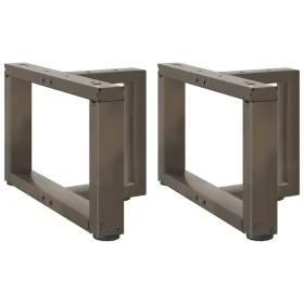 Patas de mesa centro forma T 2uds acero natural 40x25x(30-31)cm von , Tischbeine - Ref: Foro24-4013007, Preis: 74,43 €, Rabat...