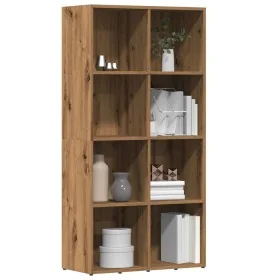 Estantería de madera ingeniería roble artisan 66x30x130 cm by , Bookcases and shelves - Ref: Foro24-855779, Price: 85,99 €, D...