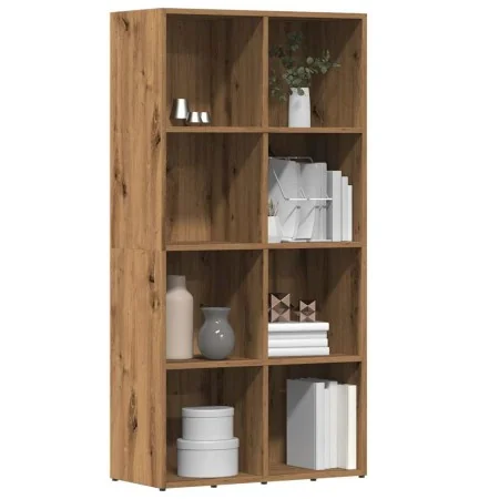 Estantería de madera ingeniería roble artisan 66x30x130 cm de , Librerías y estanterías - Ref: Foro24-855779, Precio: 86,22 €...