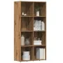 Estantería de madera ingeniería roble artisan 66x30x130 cm de , Librerías y estanterías - Ref: Foro24-855779, Precio: 86,22 €...