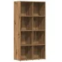 Estantería de madera ingeniería roble artisan 66x30x130 cm de , Librerías y estanterías - Ref: Foro24-855779, Precio: 86,22 €...