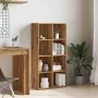 Estantería de madera ingeniería roble artisan 66x30x130 cm de , Librerías y estanterías - Ref: Foro24-855779, Precio: 86,22 €...