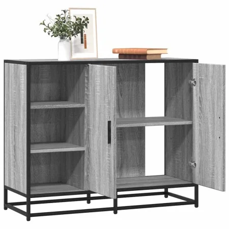 Aparador de madera de ingeniería gris Sonoma 92x35x76 cm von , Sideboards - Ref: Foro24-849022, Preis: 116,16 €, Rabatt: %