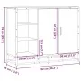 Aparador de madera de ingeniería gris Sonoma 92x35x76 cm von , Sideboards - Ref: Foro24-849022, Preis: 116,16 €, Rabatt: %