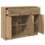 Aparador de madera de ingeniería roble artisan 91x28x75 cm by , Sideboards - Ref: Foro24-855895, Price: 109,53 €, Discount: %