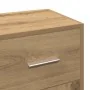 Aparador de madera de ingeniería roble artisan 91x28x75 cm by , Sideboards - Ref: Foro24-855895, Price: 109,53 €, Discount: %