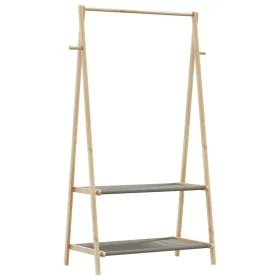 Perchero con estantes bambú 96x45,5x150,5 cm von , Kommoden-Organizer und Bar-Kleiderbügel - Ref: Foro24-4008910, Preis: 45,5...