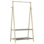 Perchero con estantes bambú 96x45,5x150,5 cm by , Dresser Organizers and Bar Hangers - Ref: Foro24-4008910, Price: 45,52 €, D...